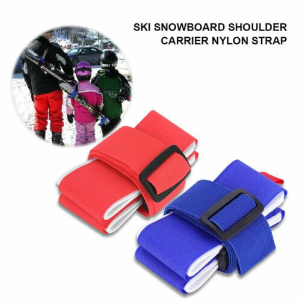 Get Out Ski Straps for Carrying 6pk Ski Carry Holder Adjustable Ski Tote Strap 