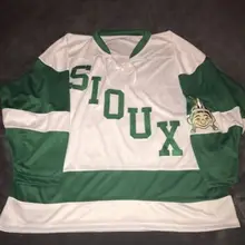 1959 Ретро унд Северная Дакота Fighting Sioux Ретро Возврат хоккейная Джерси Вышивка сшитая под заказ любое количество и имя