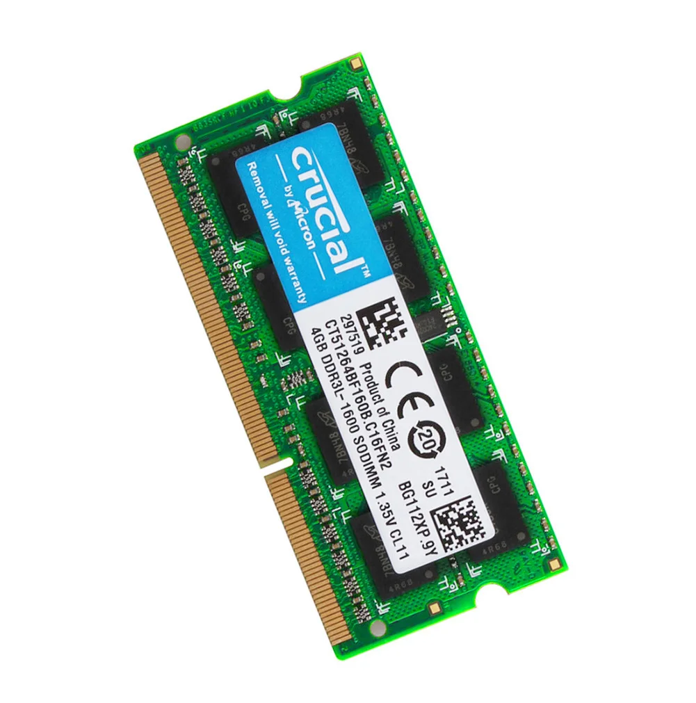 204Pin 4 Гб 1600 МГц памяти ноутбука ноутбук PC3L 12800S 2RX8 DDR3L 1600 МГц Оперативная память SO-DIMM
