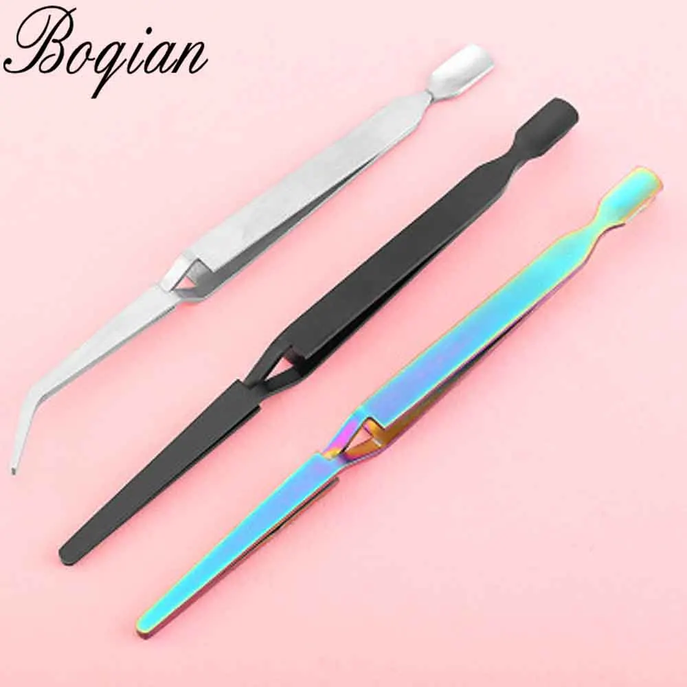 

1pcs Double Head Stainless Steel Cuticle Pusher Spoon Pedicure Care Nail Tool With 2 Size head Dead Skin Remover Fingernails