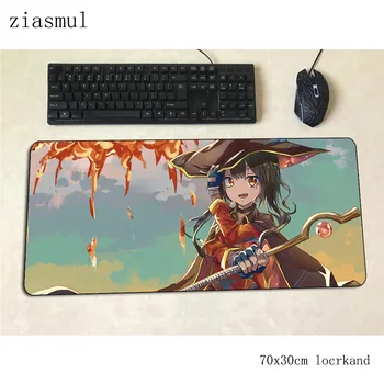 

megumin mouse pad gamer 70x30cm wrist rest gaming mousepad pc notbook desk mat padmouse games New arrival gamer mats gamepad