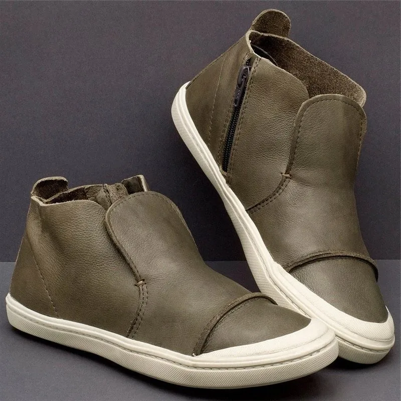 Модная женская обувь; Ботинки martin на платформе в стиле панк; женские ботильоны из искусственной кожи; сезон осень-зима; ботинки на молнии сбоку в винтажном стиле; Botas Mujer