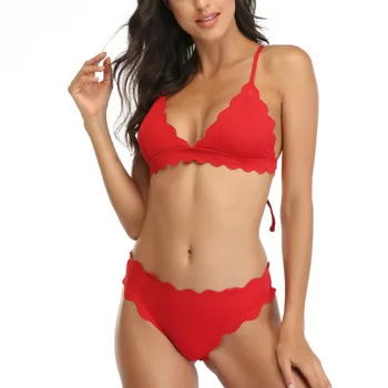 

Women Bikinis Set Brazilian Mini Bikini Sexy Swimsuit New Flower Bathing Suits Low Waist Red Green Black 2 Piece Suits Swimwear