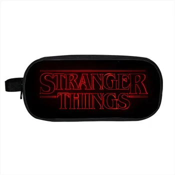 

Stranger Things Pencil Case Kids Pencil Bag Fashion Kids Gifts Double Layer Pencil Holder Student Boy Girl Cute Stationery Bag