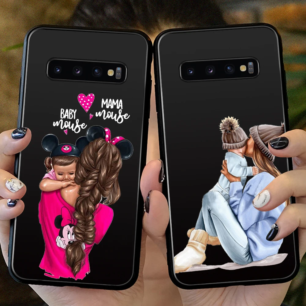 

Fashion case for Samsung Galaxy S10 S8 S9 S20 Plus S20 S7 edge S9 Super mum soft cover case for Galaxy Note 10 Plus 8 9 10 case
