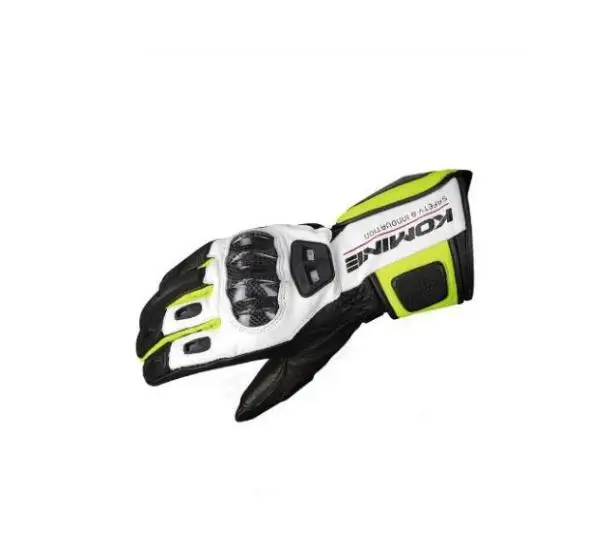 Komine GK-198 Весна и Лето дышащие кожаные перчатки для верховой езды защита мотоцикла сенсорный экран 25