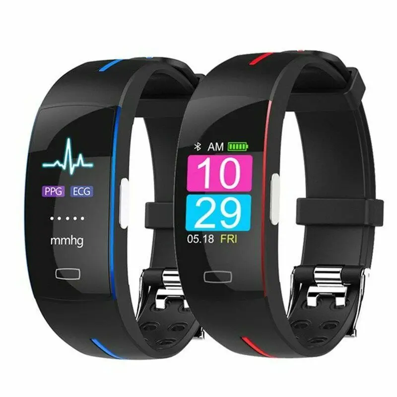 P3 умный Браслет ECG+ PPG кровяное давление пульсометр часы умный Браслет фитнес-трекер спортивный педометр счетчик калорий Мода