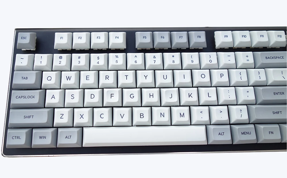 117 клавиш светло-серо-серый PBT DSA Keycaps ANSI ISO макет красителя-подложка или пустой для Cherry MX Переключатель механический