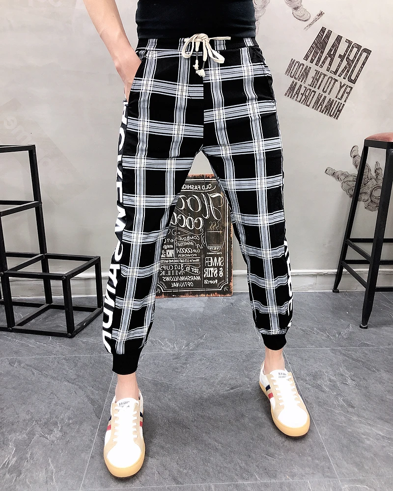 Zomer уличная петух Afdrukken человек брюки джоггеры Broek Heren хип хоп повседневные Harembroek Pantalon Homme мужские худи