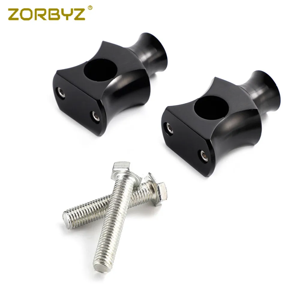 ZORBYZ мотоцикл 1 пара черный 7/" 22 мм коротышка руль стояки зажим для Harley Bobber Чоппер на заказ