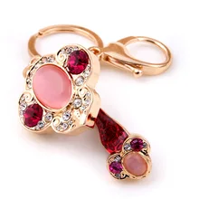 Китайский стиль, натуральный камень опал металлический лак для выпечки Ruyi брелок автомобильный бизнес рекламный Подарочный Брелок