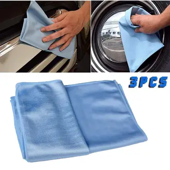 

3PCS Car Microfiber Glass Cleaning Towel Stainless Steel Polishing Cloth Window Windshield Cloth Microfiber Glass Cleaning Cloth