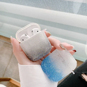 

Luxury 3D Bling diamonds hard case for Apple Airpods 1 2 protective Wireless Bluetooth Earphone Accessories cover Charging box