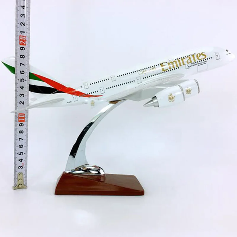 30 см/36 см самолет 1/250 Airbus A380-800 модели самолет ОАЭ воздушный сплав W база литья под давлением пластиковая игрушка для самолета