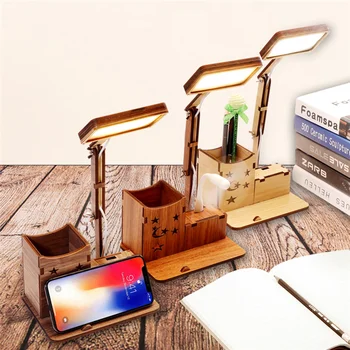 

Folding LED Eye-protection Lamp Mobile Phone Charging Stand Touchs Table Lamp