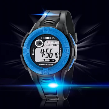 

Relogio masculino Men's Sports Watches 3Bar Waterproof Military Digital Wrist Watches For Men 2019 LED Stopwatch Luminous Clock