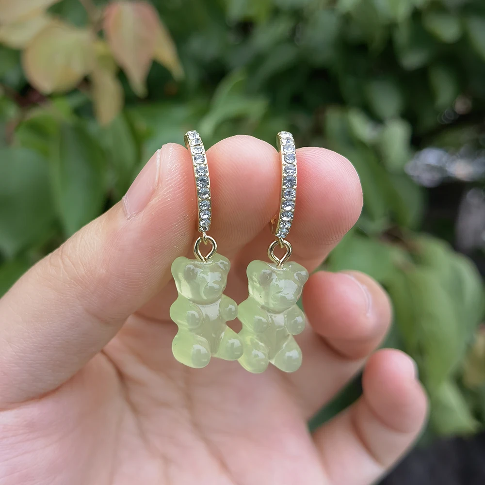 Dangle Earrings Animal Earrings Animal Bear Dangle Earrings Girls Women Children