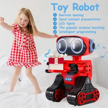 

Multi-functional Sing Talk Toy Robot Intelligent Robots with Led Lights Interactive Educational RC Robotic RC Robot Toy for Kids