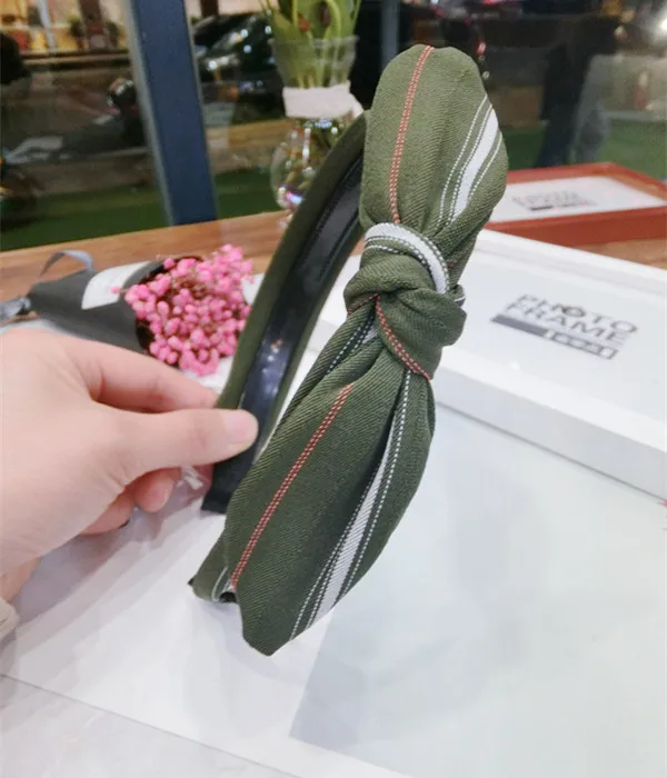 Корейский стиль повязки на голову для девочки полоса лук повязки для женщин модные ювелирные аксессуары - Цвет: 3