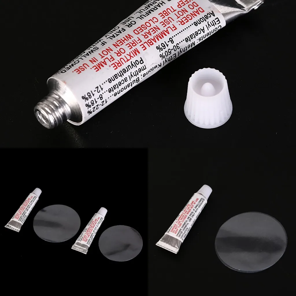 Hot 2pcs/set Repair glue Overhaul patch + glue Inflatable bed pool boat sofa Repair glue Intex repair package Pool Tool
