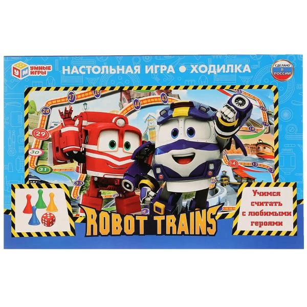 Настольная игра-ходилка &quotРобот Трейнс&quot | Спорт и развлечения