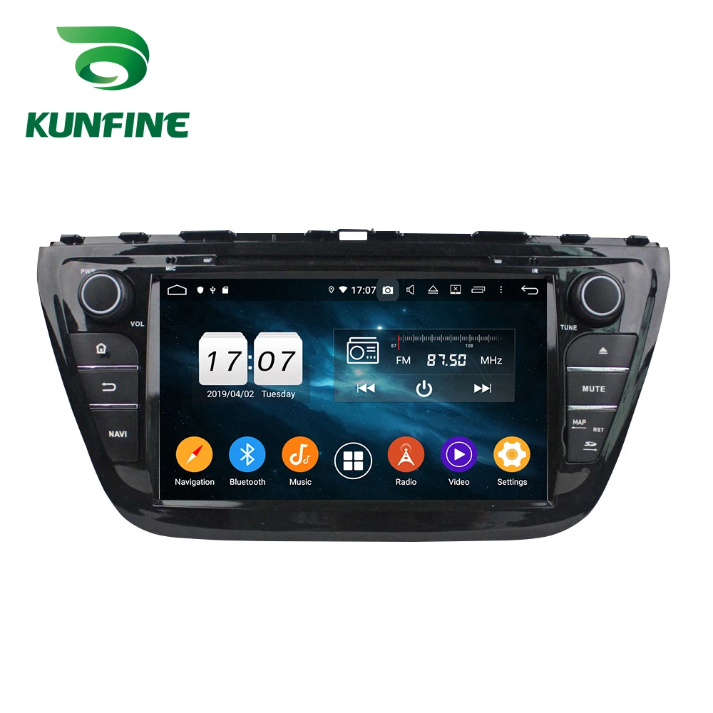 Автомобильный мультимедийный плеер Android 9 0 восемь ядер 4 Гб ОЗУ 64 ПЗУ DVD GPS