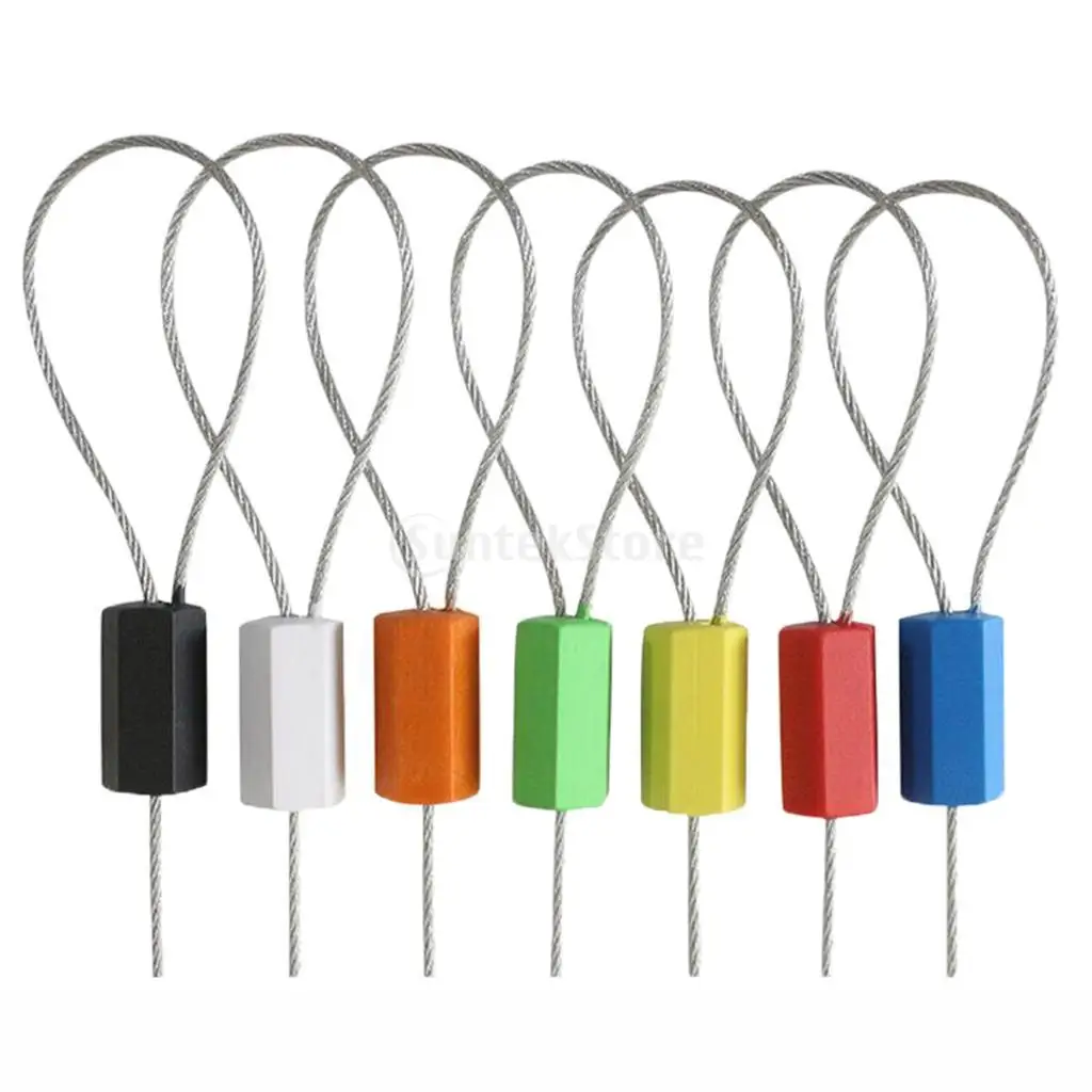 Pull Tight Cable Wire Seals Numbered Security Disposable Self-Locking Self-Lock Pad-Lock Tags Locks for Vehicle Doors Containers