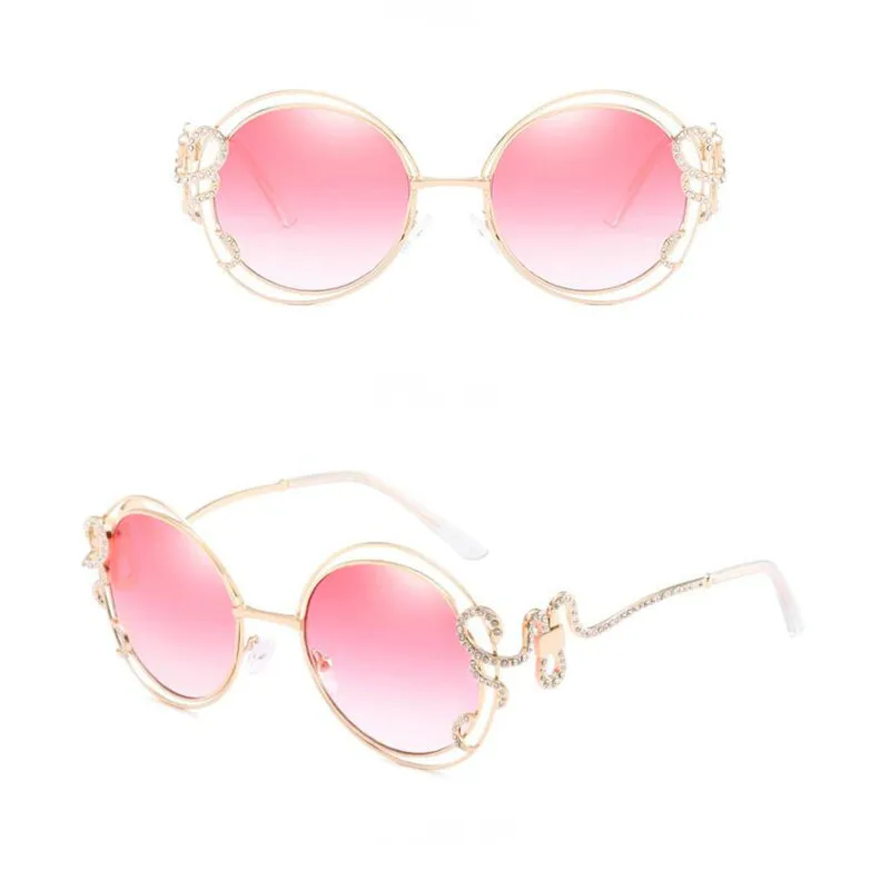 Zowensyh, круглые солнцезащитные очки для женщин, большие размеры, Ретро стиль, зеркальные солнцезащитные очки для женщин, Ретро стиль, UV400