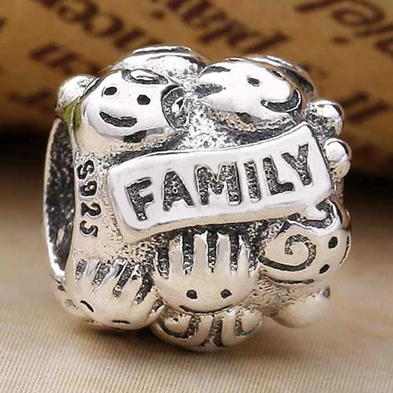 

Шарм-бусина из серебра 925 пробы для браслета