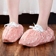 1 пара утолщенные многоразовые эластичные бахилы домашние противоскользящие ботинки для студенческой машины комнаты пыленепроницаемые покрытия для ног