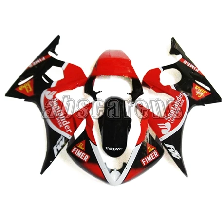Полный комплект обтекателей для Yamaha YZF600 R6 2003 2004 2005 R6 03 04 05 ABS пластик впрыска мотоцикла Cowlings FIMER глянцевый красный черный