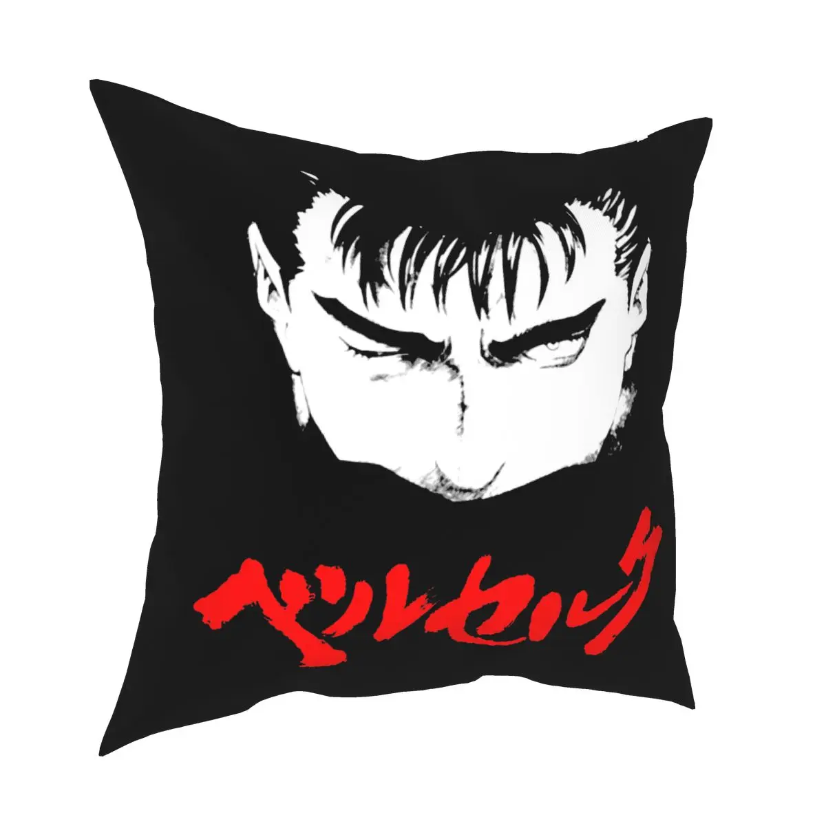 

Berserk Guts Pillow Case Home Decorative Swordsman Gatsu Sacrifice Zodd Cushions Throw Pillow for Car Double-sided Printing