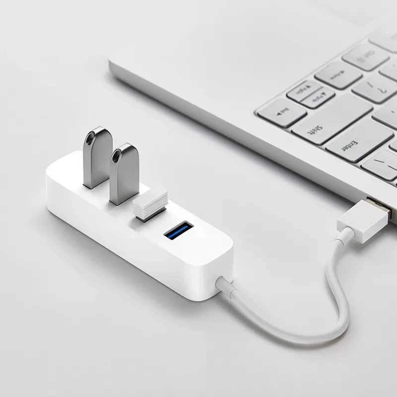 Xiaomi USB3.0 концентратор мульти 4 порта сплиттер с тип-c зарядкой для MacBook Surface Pro 6 PC Компьютерные аксессуары usb-хаб для планшета