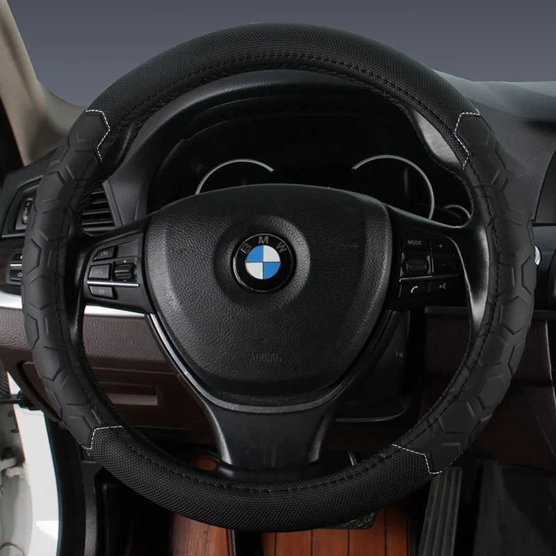 Чехол рулевого колеса автомобиля для VW volkswagen polo polo 6r 9n автомобиль gti седан scirocco r sharan t4 t5 t6 tiguan