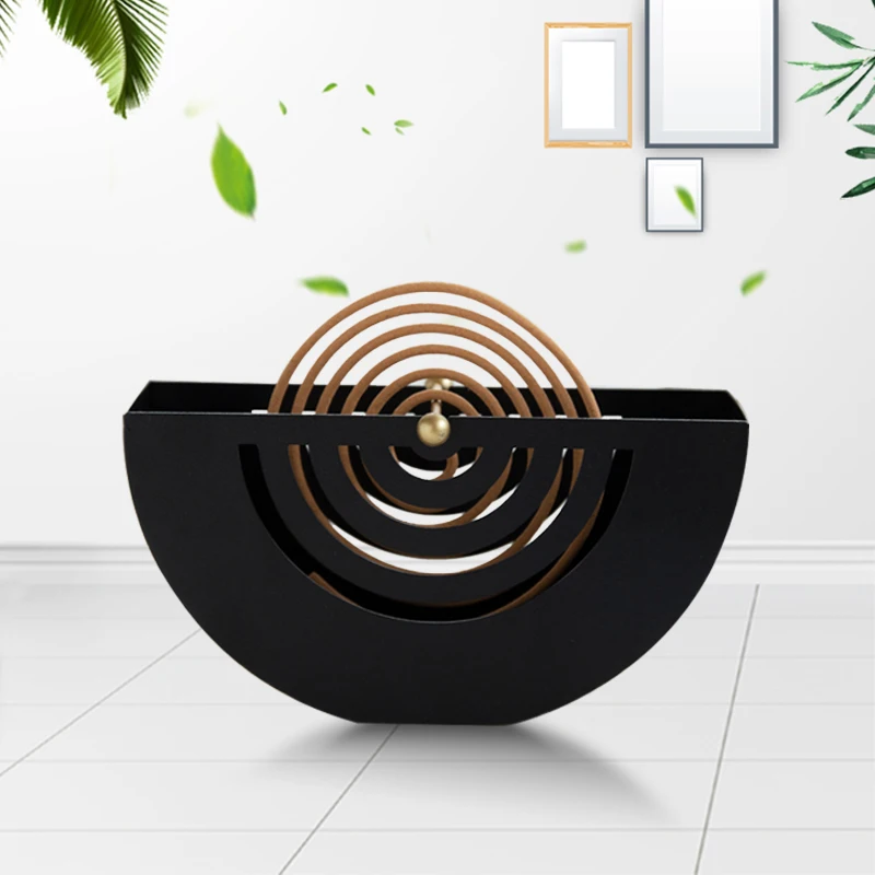 Mosquito Coil Box Holder Iron Art Incense Shelf Fireproof Incense Burner Censer Sandalwood Mosquito Repellent Shelf Decor Crafts Mosquito Coil Box Holder Iron Art Incense Shelf Fireproof Incense Burner Censer Sandalwood Mosquito Repellent Shelf Decor Crafts