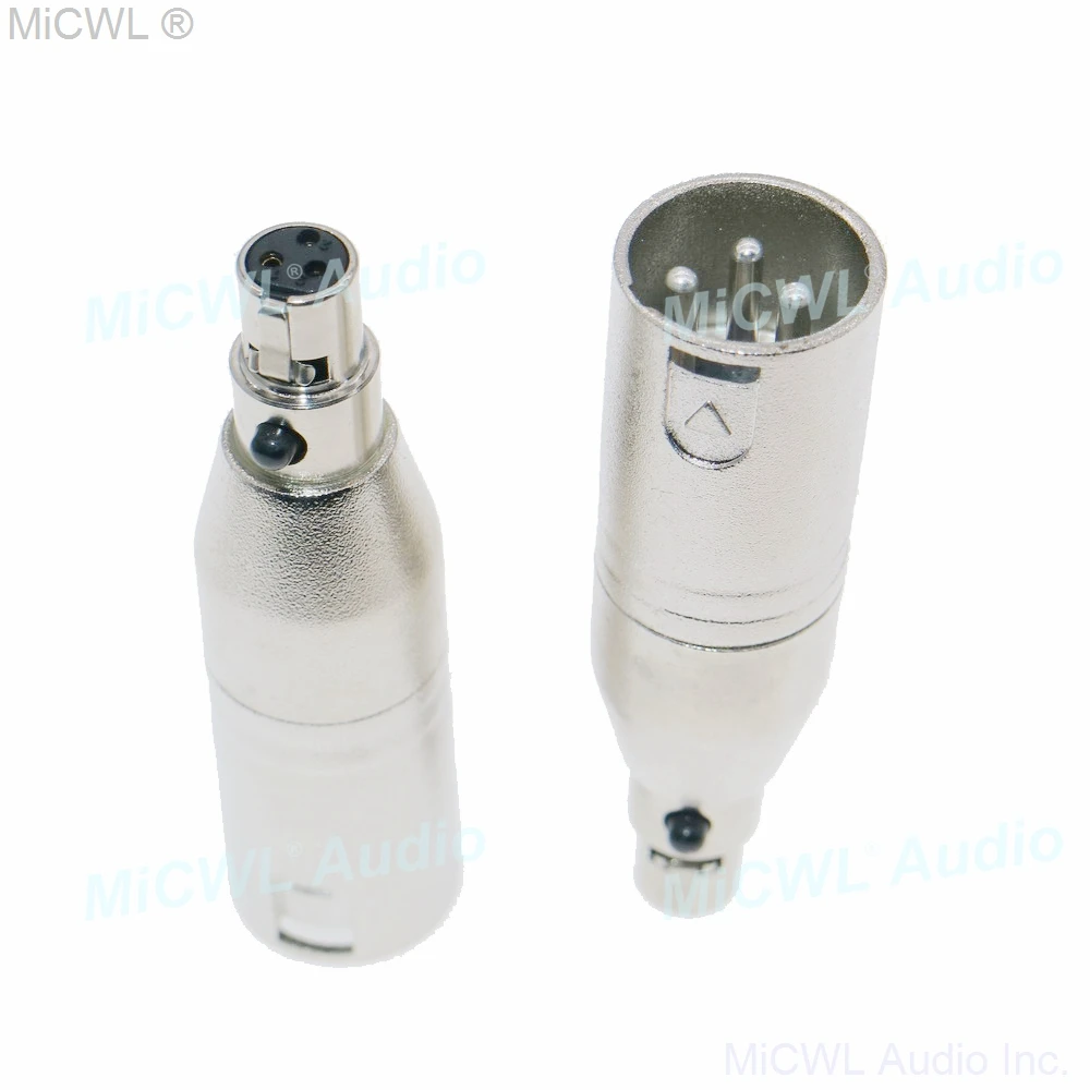 Pro адаптер Sennheiser 3 5 мм штекер с XLR 3Pin mini Shure 4Pin AKG 3in на гнездовой разъем