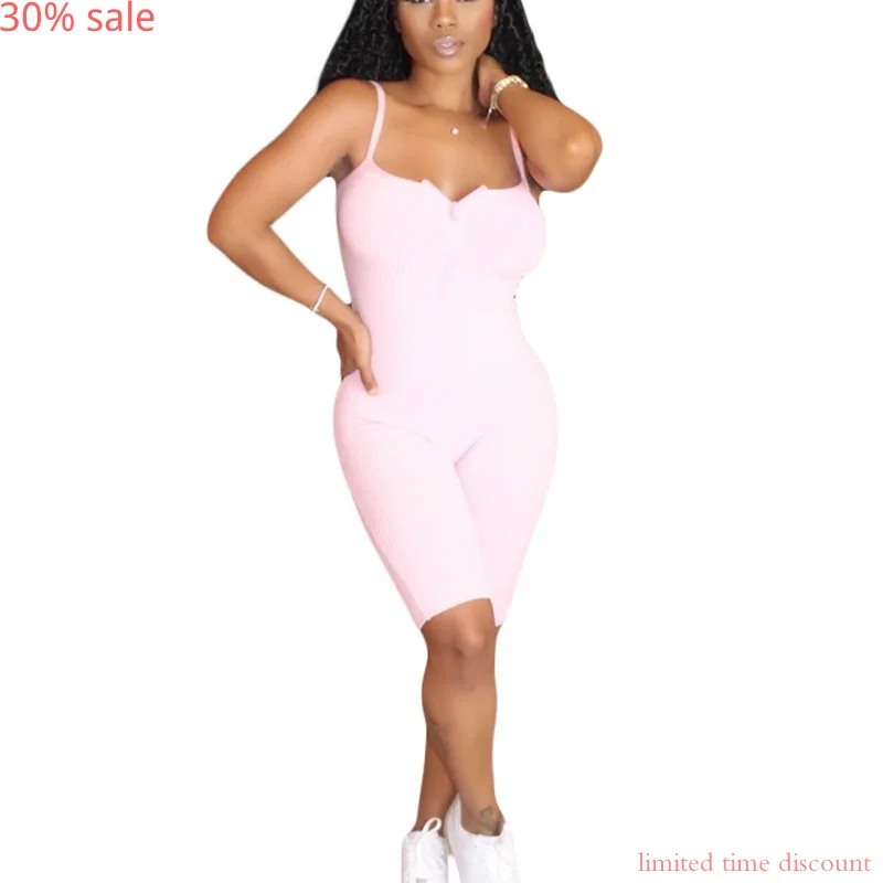 Женский комбинезон на бретелях-спагетти с V-образным вырезом | Женская одежда