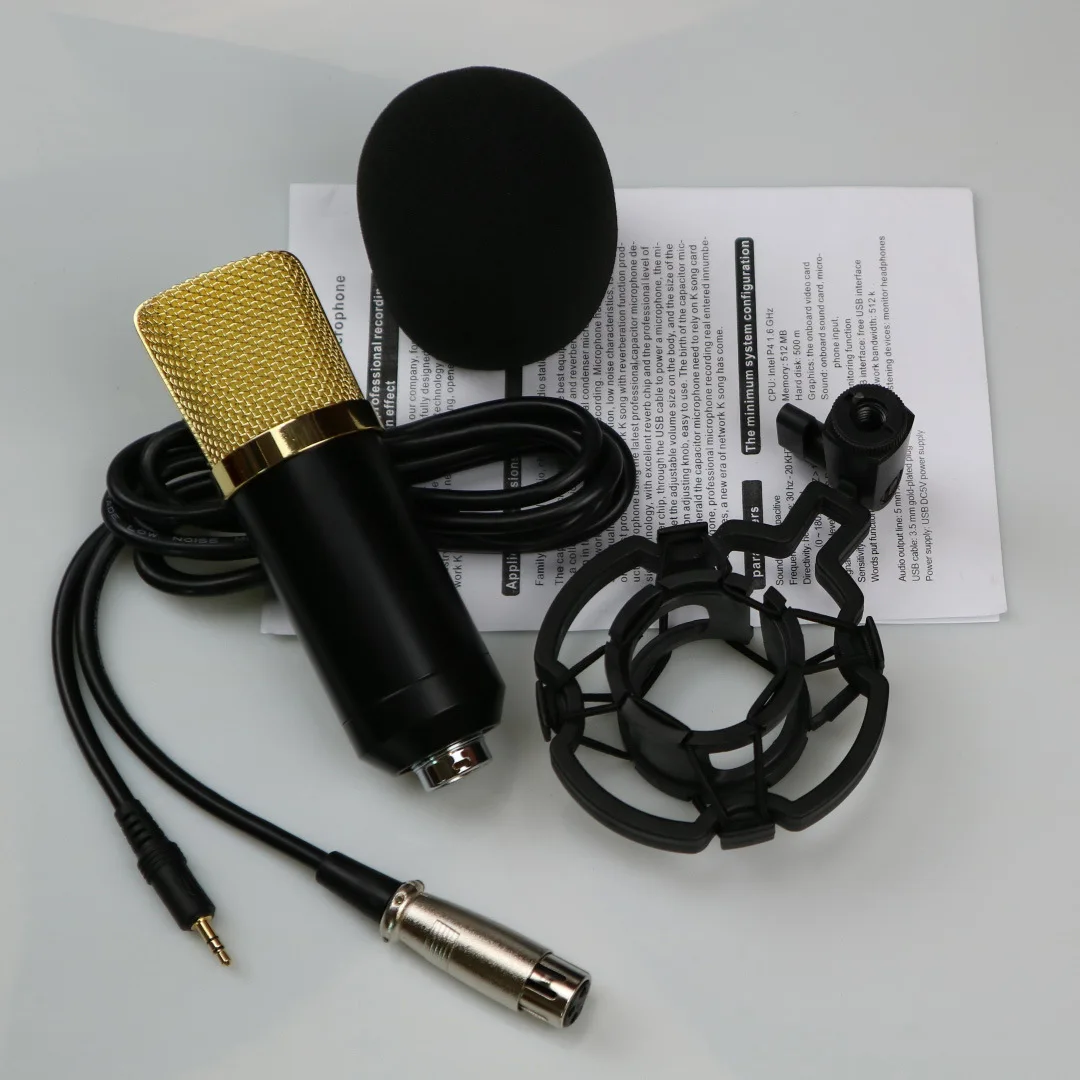 Конденсаторный микрофон поперечная граница для BM700 микрофон мобильный телефон компьютер включенный микрофон Запись микрофон KTV