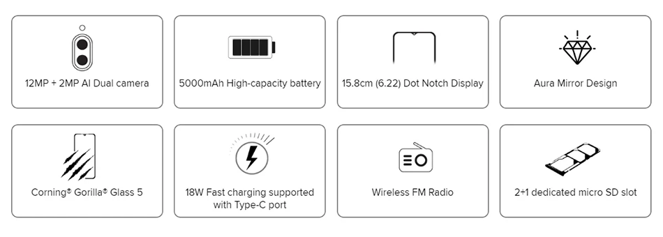 Глобальная версия, Смартфон Xiaomi Redmi 8, 6,22 дюймов, 3 ГБ, 32 ГБ, Восьмиядерный процессор Snapdragon 439, 12 МП, 5000 мАч, OTA, мобильные телефоны