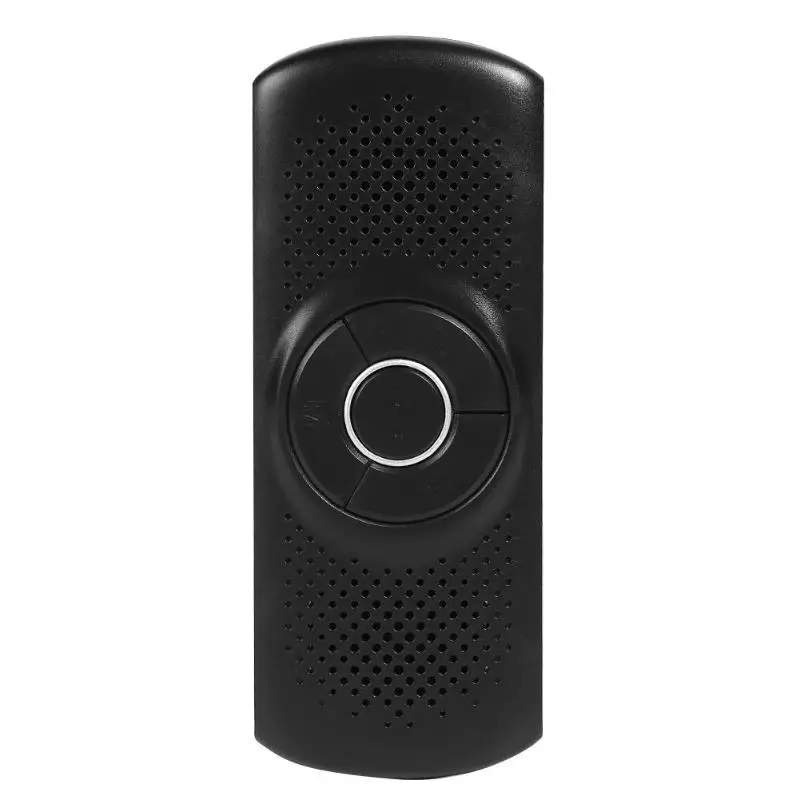 Автомобиль T826 Bluetooth гарнитура MP3 плеер Солнцезащитный козырек клип динамик телефон автомобильный комплект беспроводной Bluetooth динамик телефон - Название цвета: Серебристый