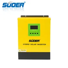 Suoer【 Гибридный инвертор 】 12 в 230 В 1 кВА Инвертор солнечной