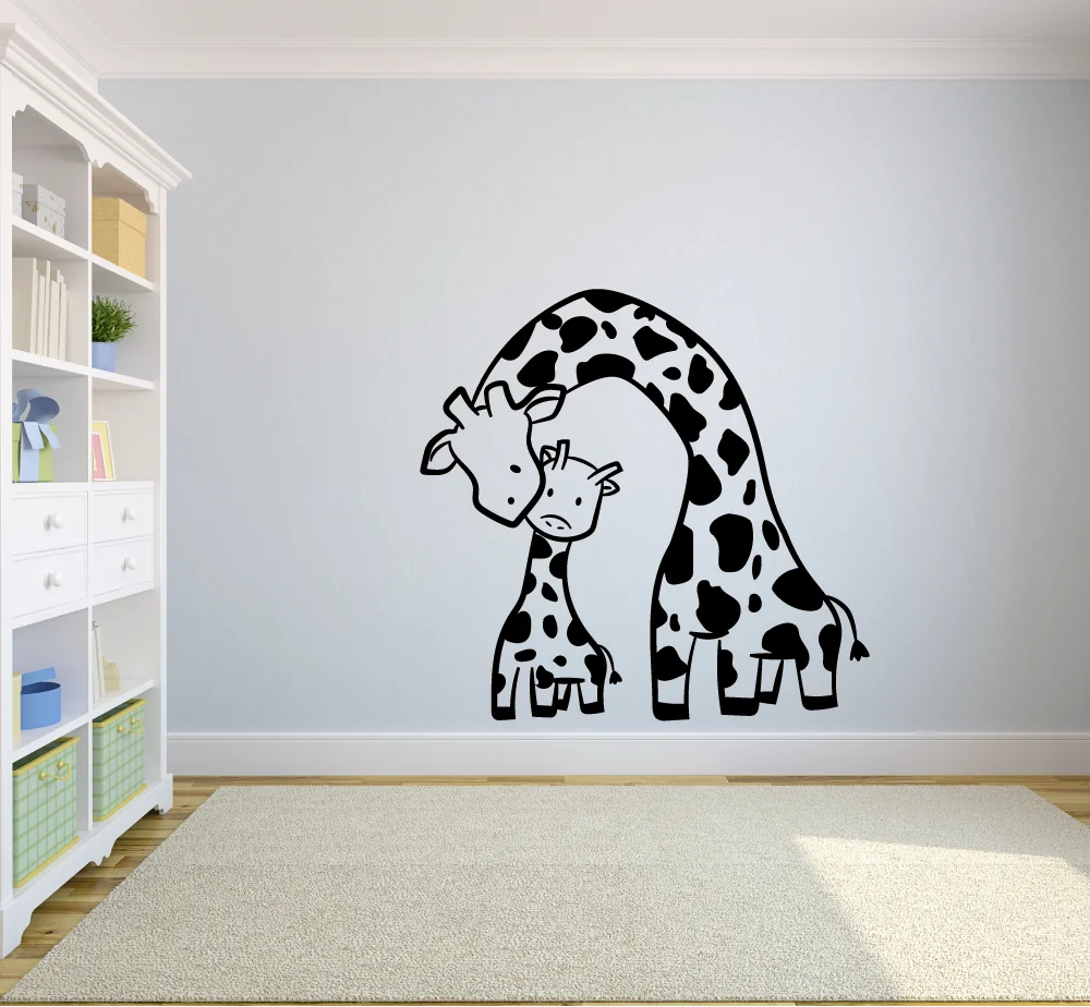 giraffe baby room wall decals