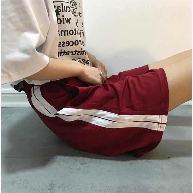 Новинка, спортивные шорты, женская летняя одежда, bf, прямые, Корейская версия, свободные, повседневные, wild ins five