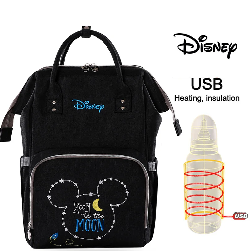 16 Disney Mommy Пеленки сумки мать большой емкости путешествия рюкзак для подгузников анти-потеря молнии ребенка кормящих Дисней сумки дропшиппинг - Цвет: 16
