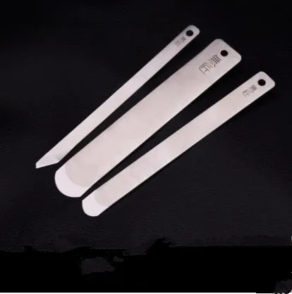 3 pcs Set DIY кожа сумка инструмент тонкий нож кожа истончение нож полый нож Полукруг Кожа истончение резаки - Цвет: 3 pcs Set