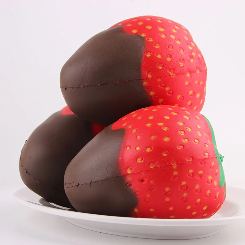 

SquishMeez Soft Slow Rising Squishy Kids Cute Lovely Jumbo Big Chocolate Strawberry Squishy Toys With Good Smell Scented