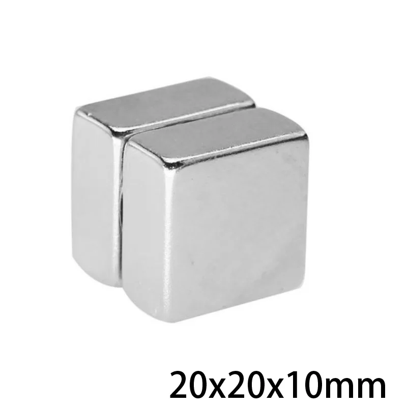 2/5/10/20/30pcs 20x20x10 mm Search Quadrate Magnet 20mm*20mm Stong Magnets 20x20x10mm Powerful Neodymium Magnetic 20*20*10 mm