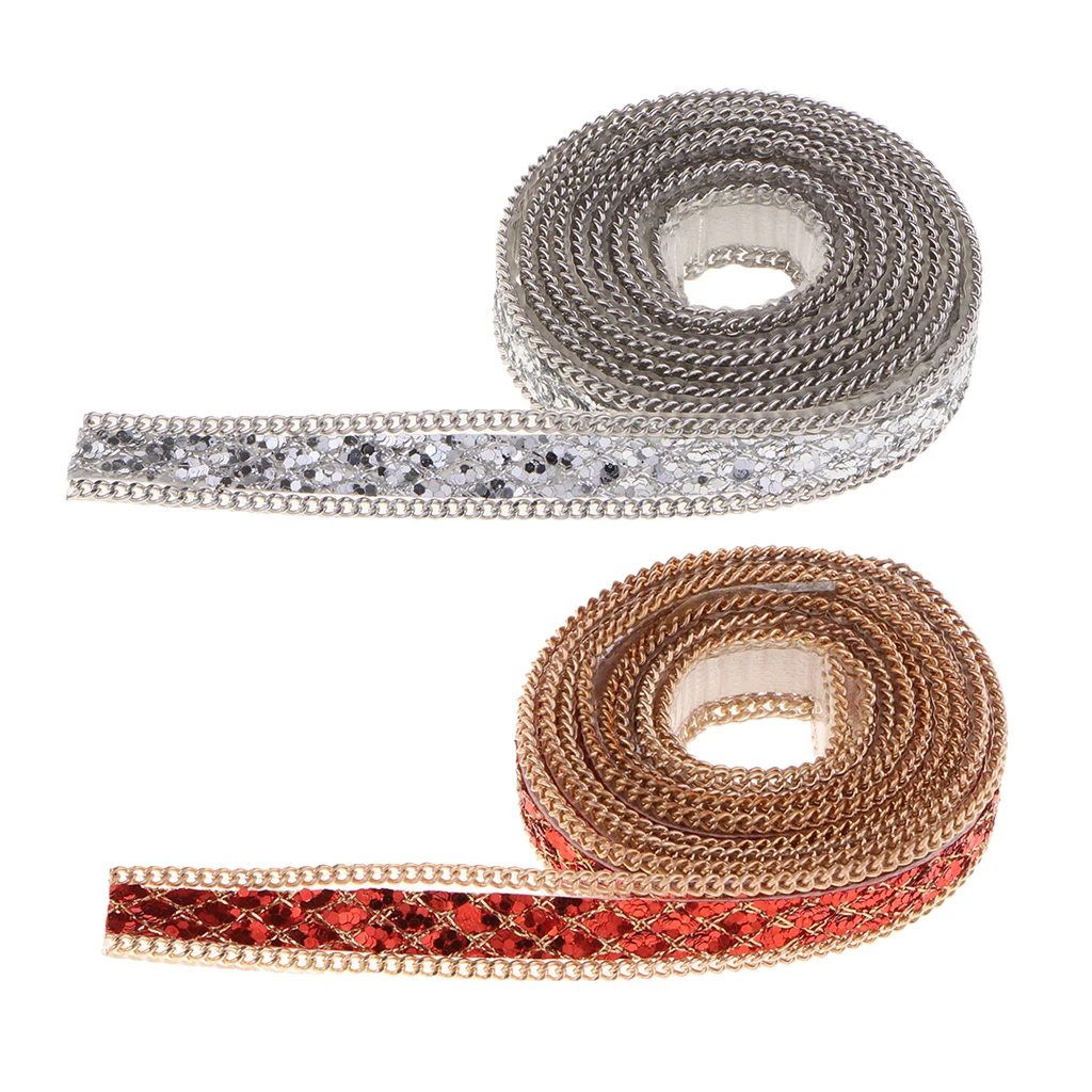1 Yard 10mm Beaded Lace Trim for Clothes Dress DIY Craft Crystal Rhinestone Applique Decorative Banding Belt Ribbon Wrap 