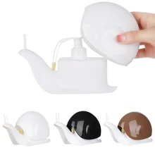 Улитка в форме мыла для рук Бутылка для лосьона контейнер для душа гель-тюбики диспенсер для шампуня герметичный насос