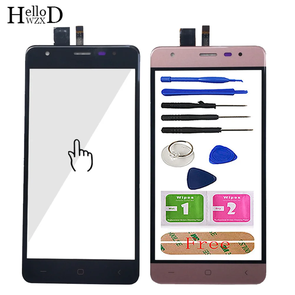 

5.0'' Touch Screen For DEXP Ixion X150 Digitizer Panel Front Glass TouchScreen Touch Screen Sesnor Tools 3M Glue Wipes